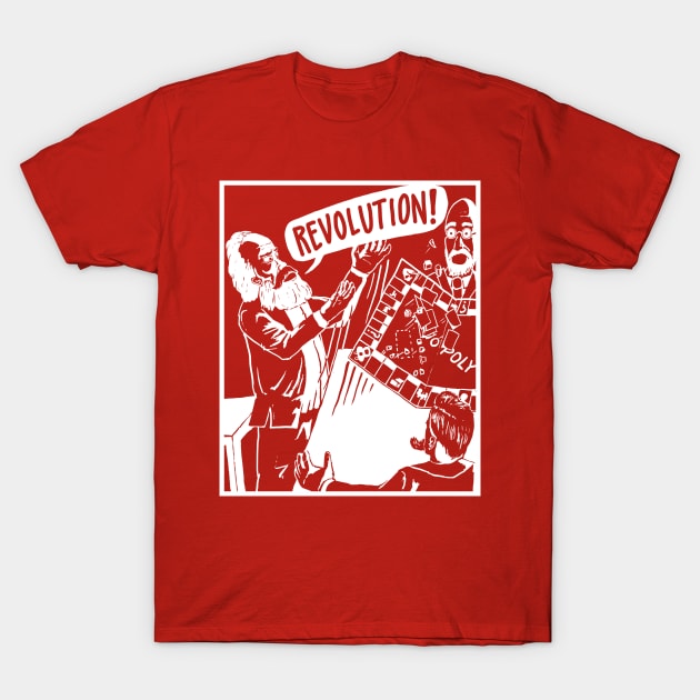 Marxist Monopoly (no text) T-Shirt by ExistentialComics